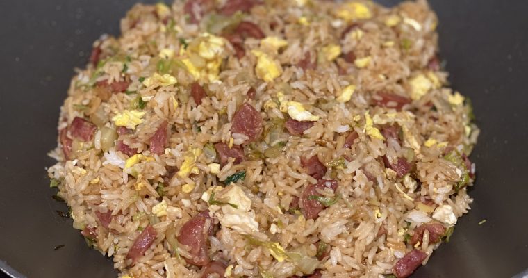 Chinese Sausage Asian Fried Rice