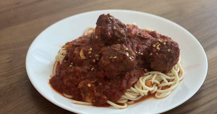 Easy Spaghetti and Meatballs