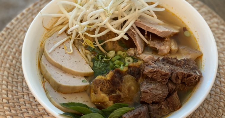 Vietnamese Spicy Beef Noodle Soup (Bun Bo Hue) Recipe